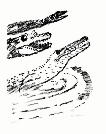 Litografia Michaux - Par la voie des rythmes