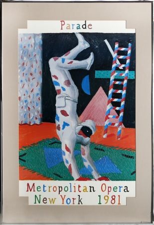 Serigrafia Hockney - Parade, Metropolitan Opera