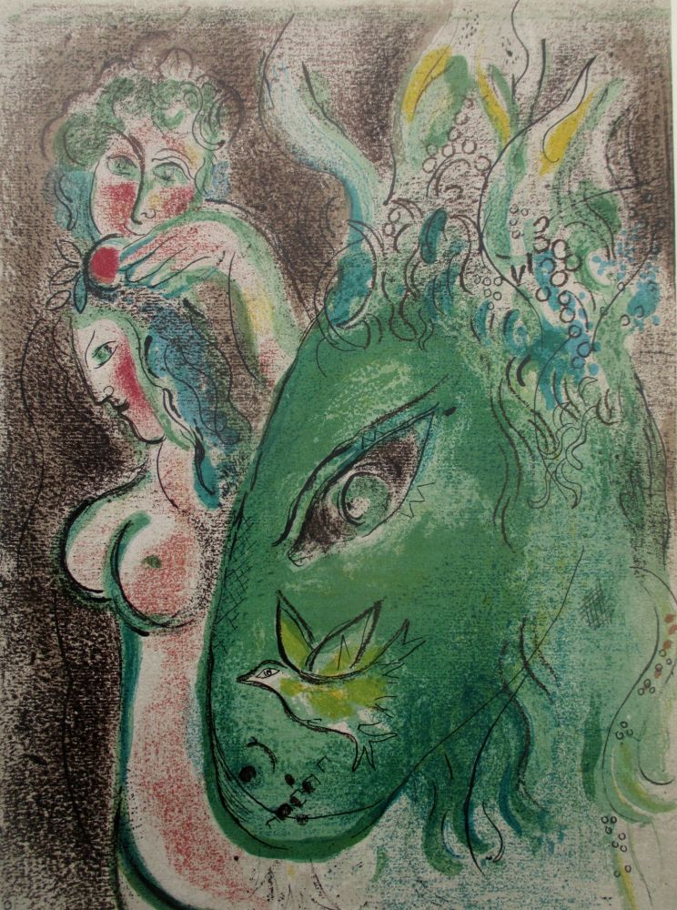 Litografia Chagall - Paradis