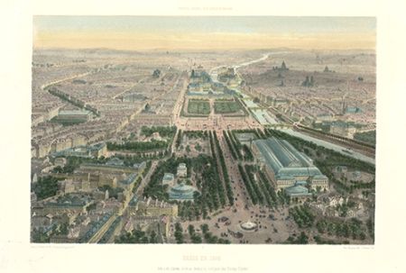 Litografia Benoist - Paris en 1860