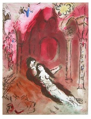 Acquaforte E Acquatinta Chagall - Paroles peintes