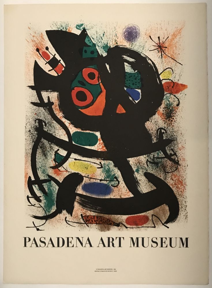 Litografia Miró - Pasadena Art Museum