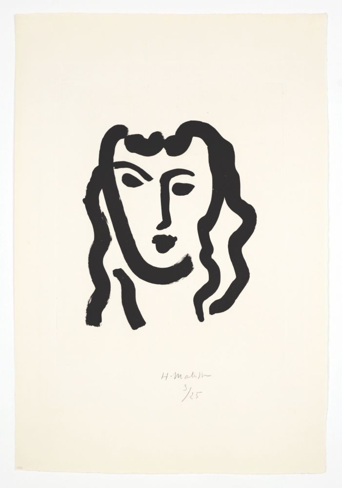 Acquatinta Matisse - Patitcha. Masque