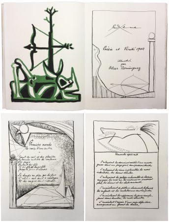 Libro Illustrato Dominguez - Paul Éluard : POÉSIE ET VÉRITÉ 1942. 31 gravures originales (1947).