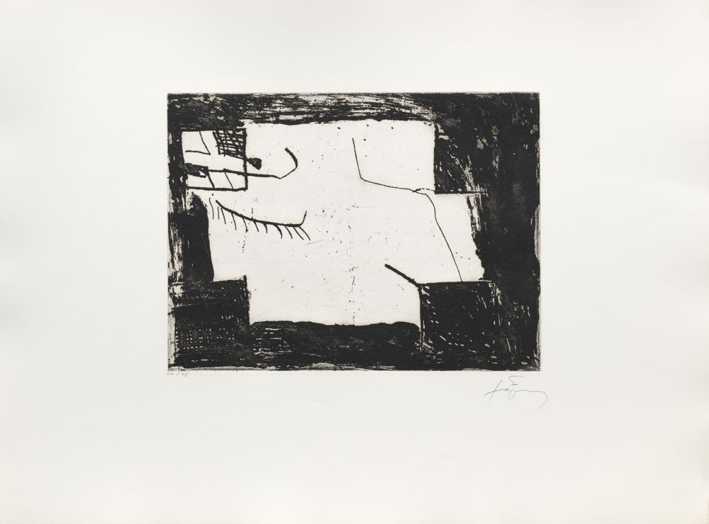 Incisione Tàpies - Paupière