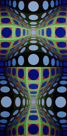 Serigrafia Vasarely - Pava