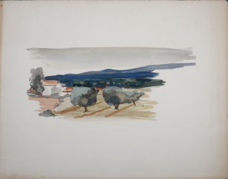 Litografia Derain - Paysage, 1933