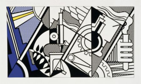 Litografia Lichtenstein - Peace Through Chemistry IV