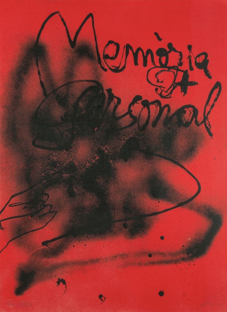 Litografia Tàpies - Personal Memories