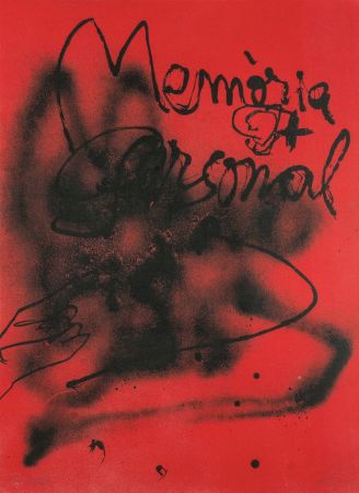 Litografia Tàpies - Personal Memories