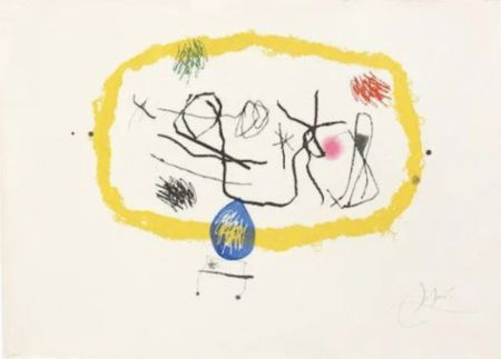 Incisione Miró - Personatges Solars