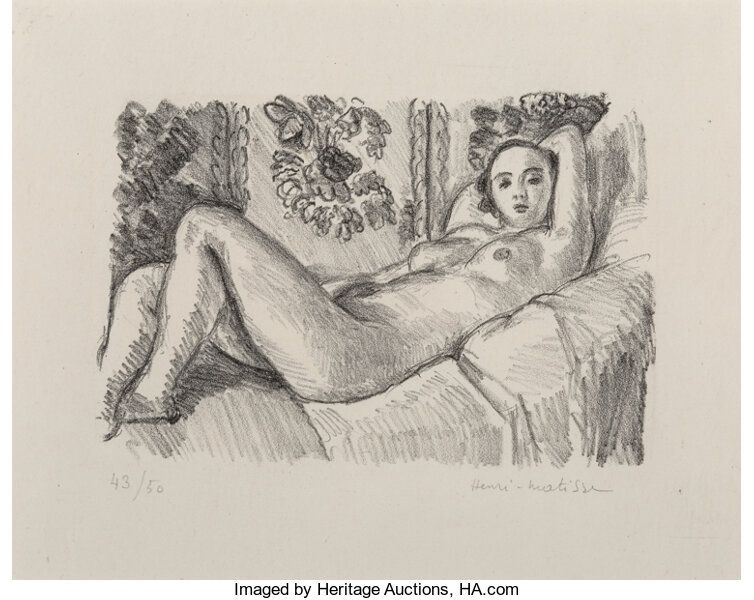 Litografia Matisse - Petite Aurore