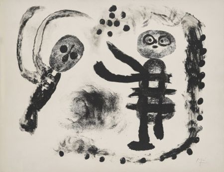Litografia Miró - Petite Fille au Bois