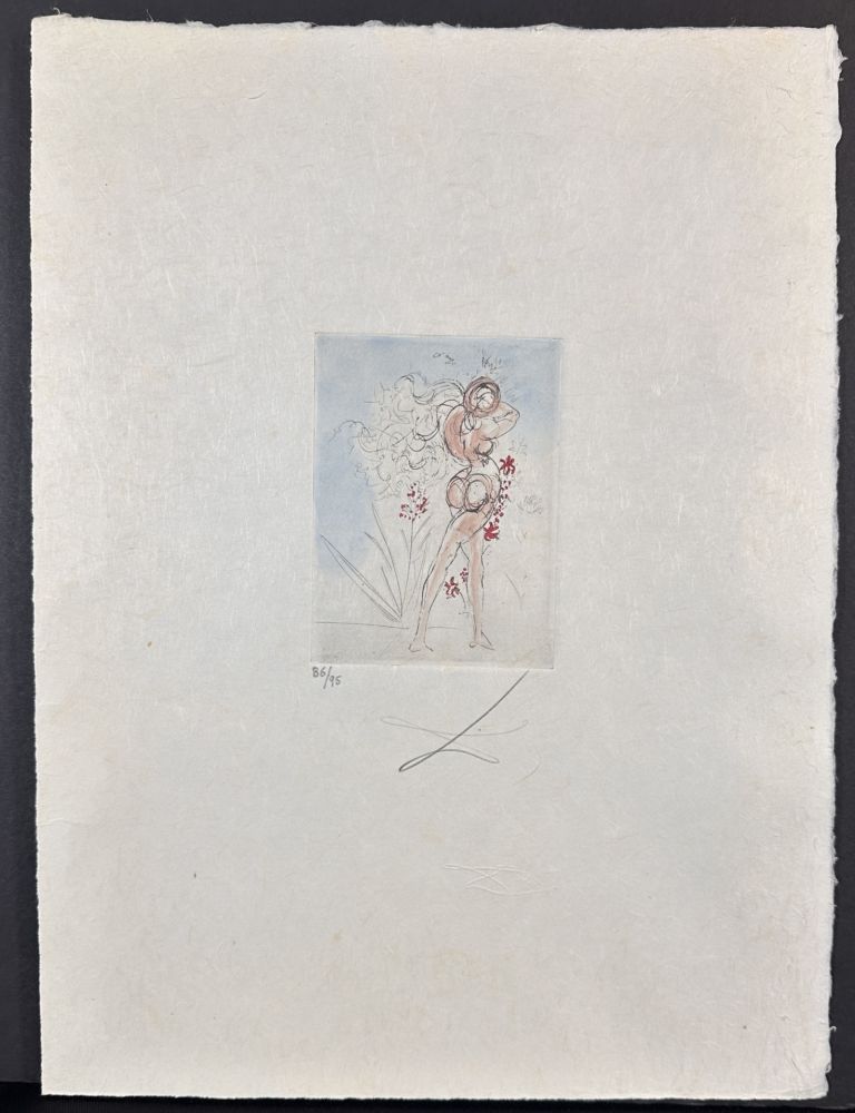Incisione Dali - Petite Nus (From Apollinaire) J