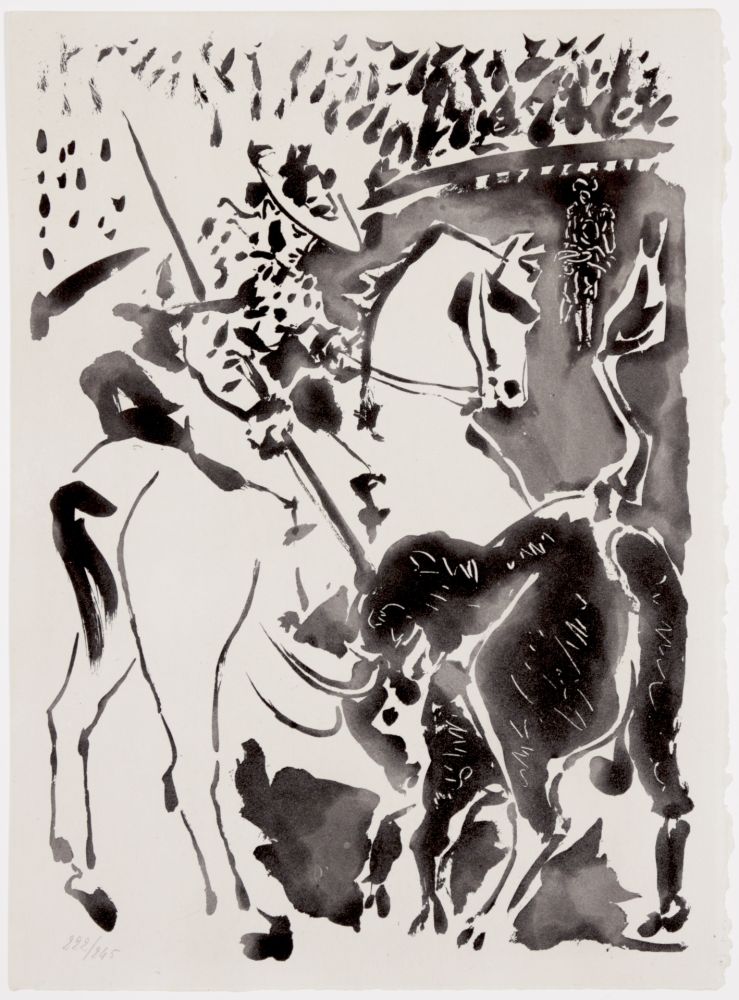 Acquatinta Picasso - Picador et Taureau