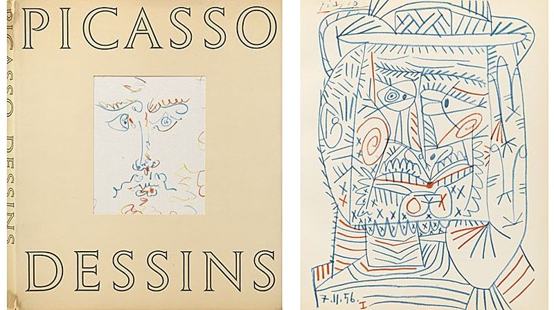 Libro Illustrato Picasso (After) - Picasso - Dessin (1959)