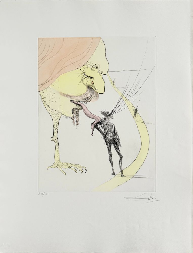 Acquaforte Dali - Picasso: A Ticket for Glory