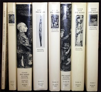 Libro Illustrato Picasso - Picasso. Peintre-Graveur. Catalogue raisonné de l'oeuvre gravé. 1899-1972. 7 Volumes + Adenda