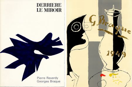 Libro Illustrato Braque - PIERRE REVERDY, GEORGES BRAQUE. DERRIÈRE LE MIROIR n° 135-136. Déc.1962-Janv.1963.