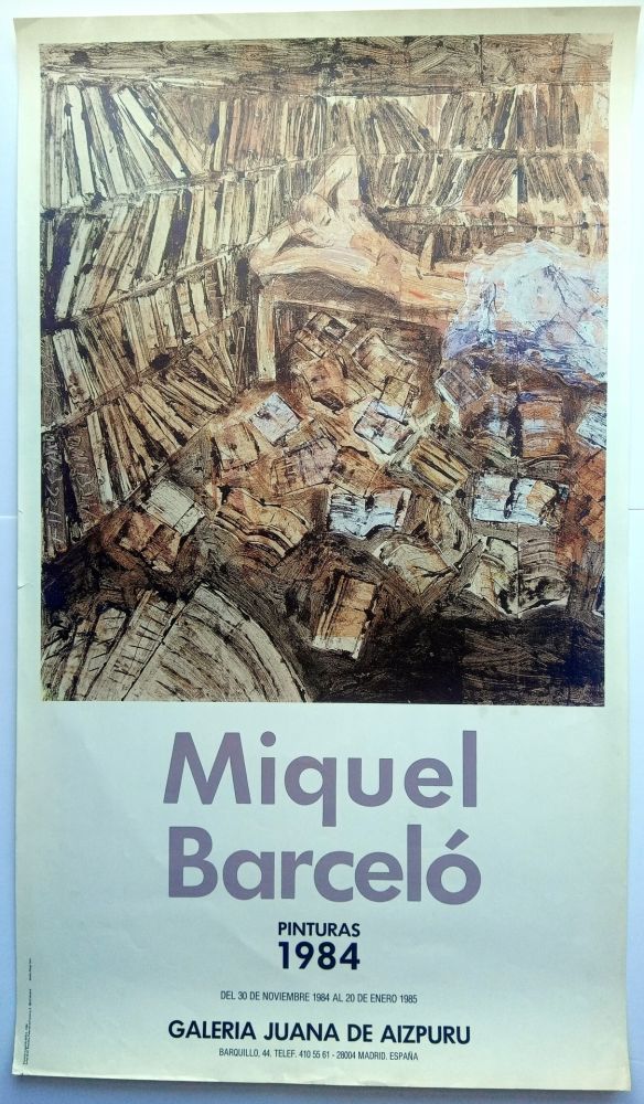 Manifesti Barcelo - Pinturas 1984
