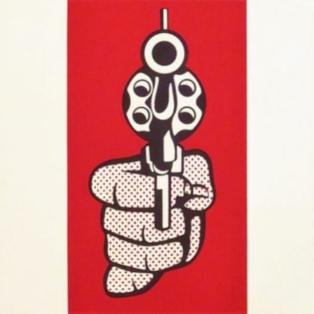 Serigrafia Lichtenstein - Pistol (Corlett 237)