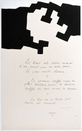 Serigrafia Chillida - Placard Jabés