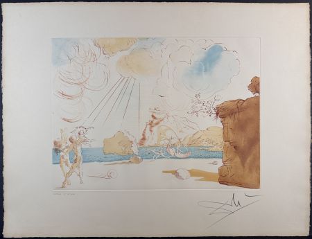 Incisione Dali - Plage de Cadaques