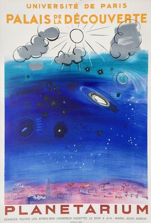 Litografia Dufy - Planetarium