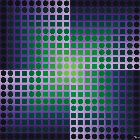 Multiplo Vasarely - Planetary Participations No 2