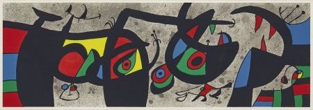 Litografia Miró - Plate III from Le Lézard aux plumes d’or (The Lizard with Golden Feathers)