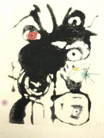 Incisione Miró - Plate IV from Espriu