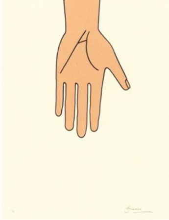 Litografia Brossa - Poema visual 26
