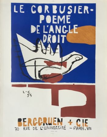 Litografia Le Corbusier - Poeme de l'Angle Droit