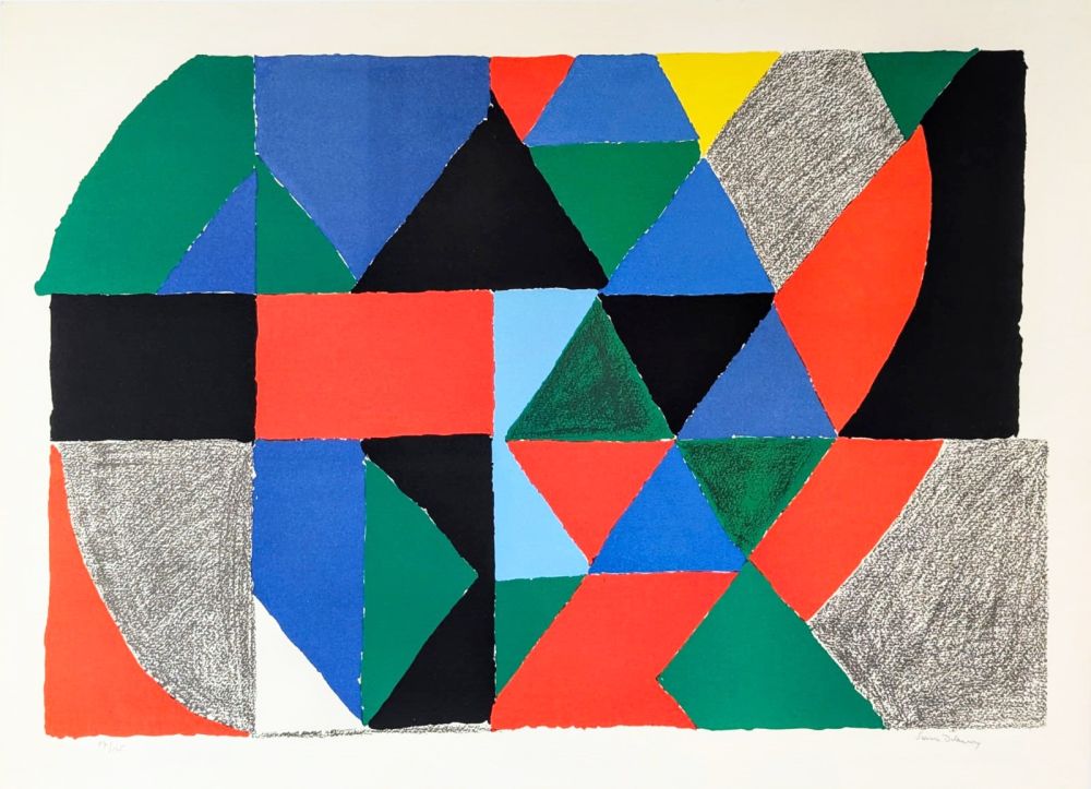 Litografia Delaunay - Polyphonie 