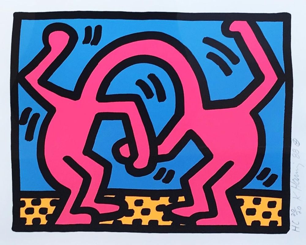 Serigrafia Haring - Pop Shop II (D)