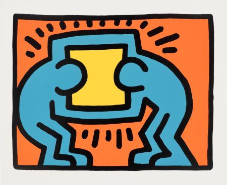 Serigrafia Haring - Pop Shop VI (B)