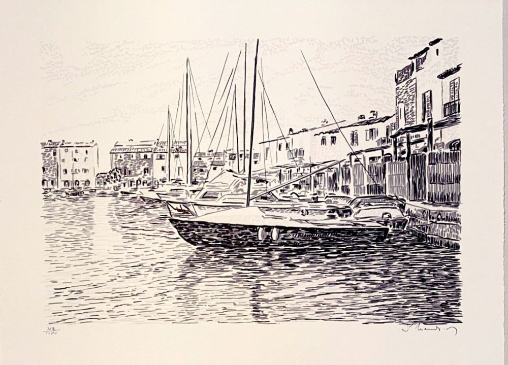Litografia Mendjisky - Port Grimaud