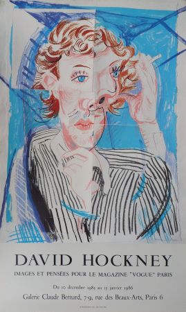 Manifesti Hockney - Portrait cubiste : Vogue