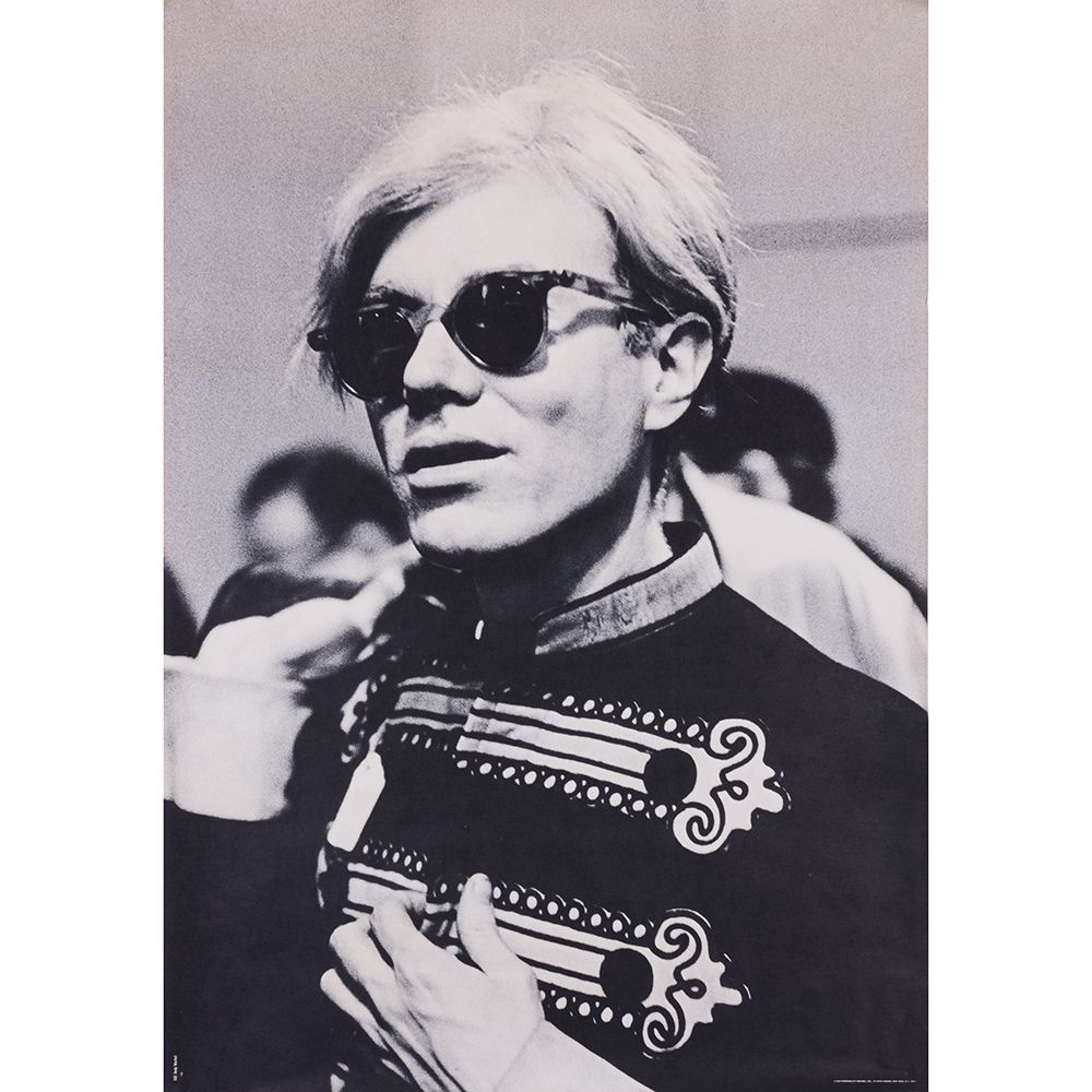 Manifesti Warhol - Portrait d'Andy Warhol en costume d'officier 