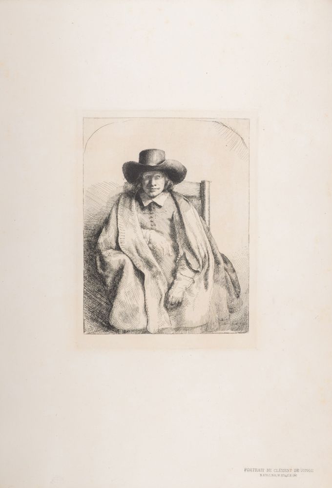 Rotocalcografia Rembrandt - Portrait de Clément de Jonge