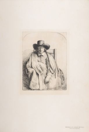 Rotocalcografia Rembrandt - Portrait de Clément de Jonge