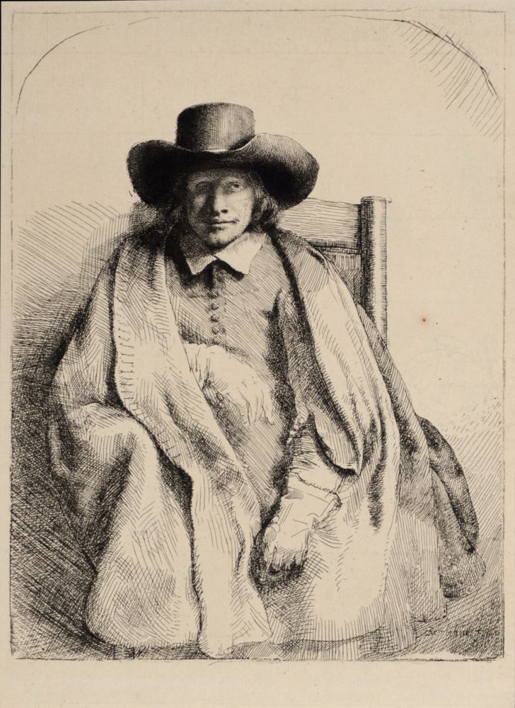 Rotocalcografia Rembrandt - Portrait de Clément de Jonghe