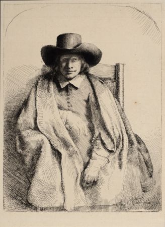 Rotocalcografia Rembrandt - Portrait de Clément de Jonghe