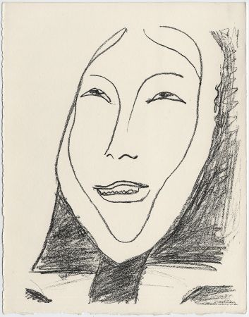 Litografia Matisse - Portrait de femme esquimau n° 4. 1947 (Pour Une Fête en Cimmérie)