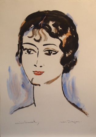 Litografia Van Dongen - Portrait de Jeune Femme