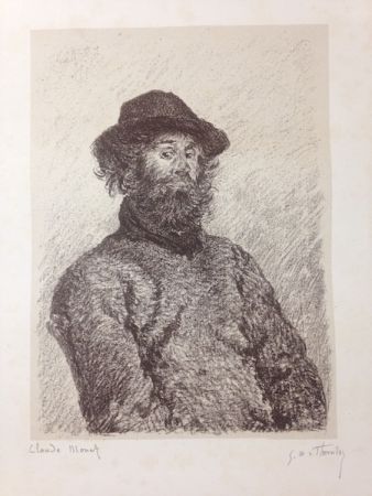 Litografia Monet - Portrait de Poly