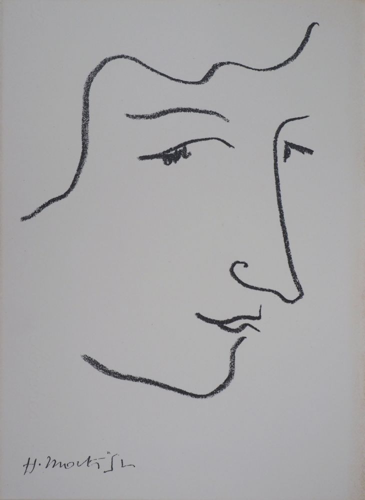 Litografia Matisse - Portrait de profi
