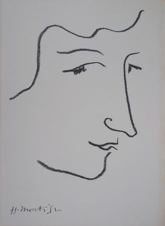 Litografia Matisse - Portrait de profi