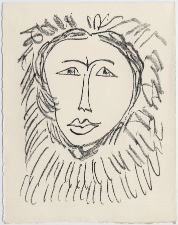 Litografia Matisse - Portrait d'homme esquimau n° 3. 1947 (Pour Une Fête en Cimmérie)