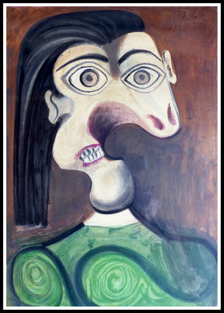 Litografia Picasso (After) - PORTRAIT DORA MAAR